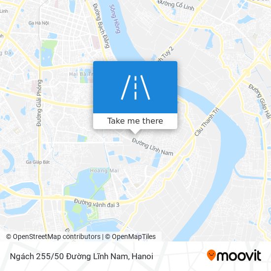 Ngách 255/50 Đường Lĩnh Nam map