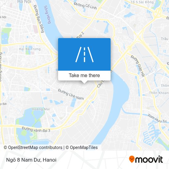 Ngõ 8 Nam Dư map