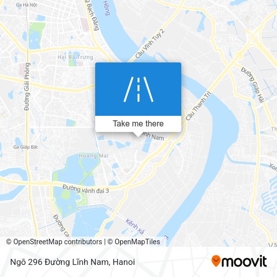 Ngõ 296 Đường Lĩnh Nam map