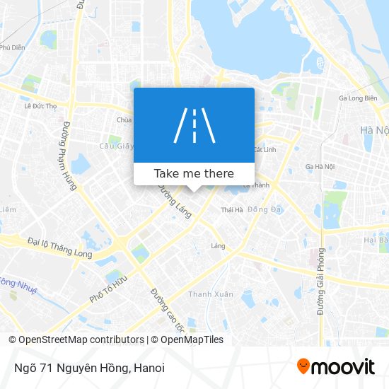 Ngõ 71 Nguyên Hồng map