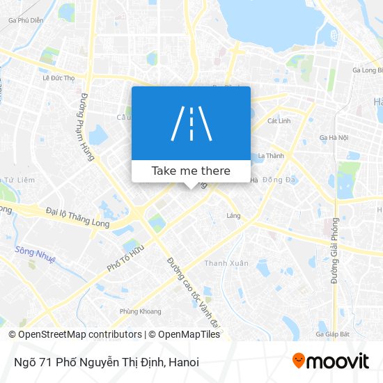 Ngõ 71 Phố Nguyễn Thị Định map