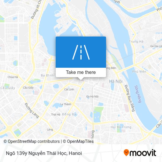 Ngõ 139y Nguyễn Thái Học map