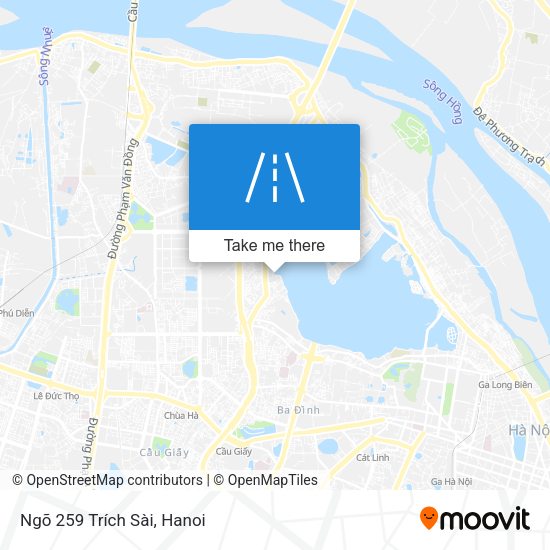 Ngõ 259 Trích Sài map