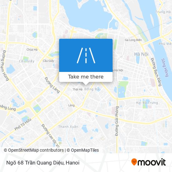 Ngõ 68 Trần Quang Diệu map