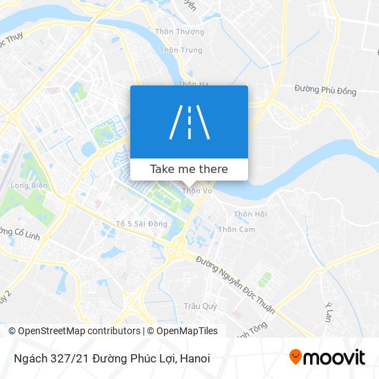 Ngách 327/21 Đường Phúc Lợi map