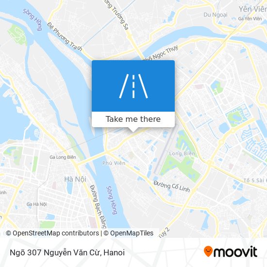 Ngõ 307 Nguyễn Văn Cừ map