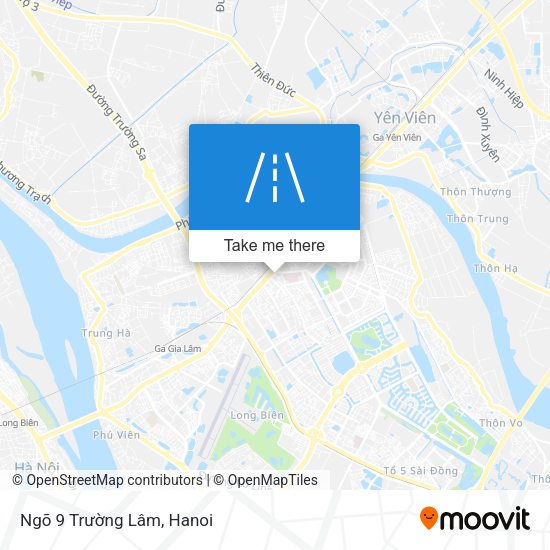 Ngõ 9 Trường Lâm map