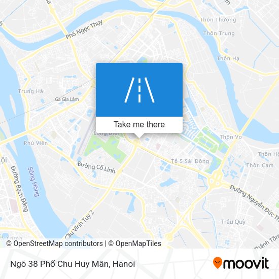 Ngõ 38 Phố Chu Huy Mân map