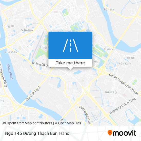 Ngõ 145 Đường Thạch Bàn map