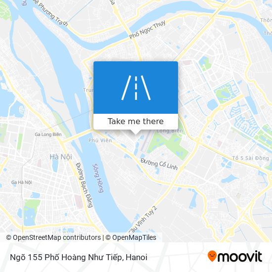 Ngõ 155 Phố Hoàng Như Tiếp map