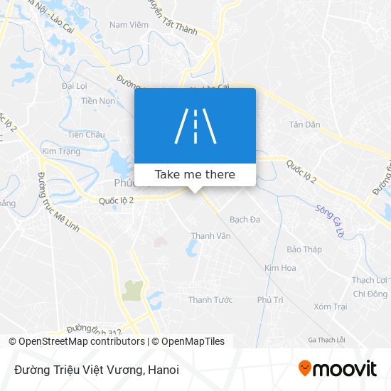 Đường Triệu Việt Vương map