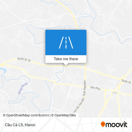 Cầu Cà Lồ map