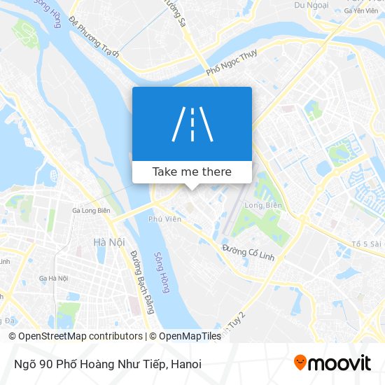 Ngõ 90 Phố Hoàng Như Tiếp map