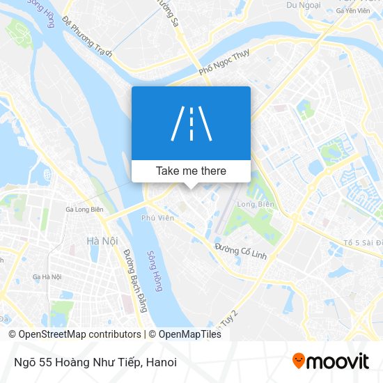 Ngõ 55 Hoàng Như Tiếp map