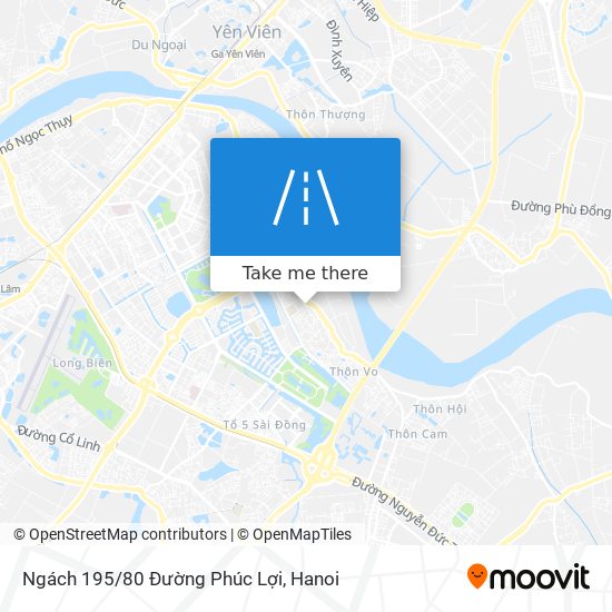 Ngách 195/80 Đường Phúc Lợi map
