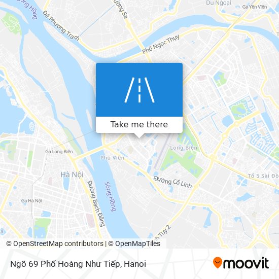 Ngõ 69 Phố Hoàng Như Tiếp map