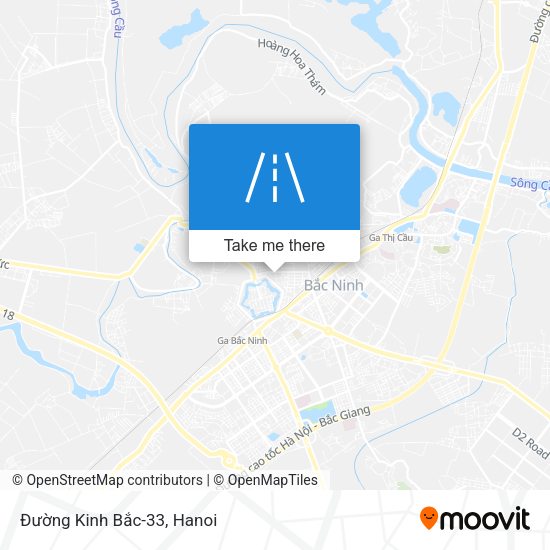 Đường Kinh Bắc-33 map