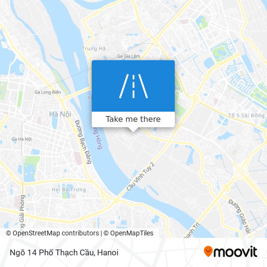 Ngõ 14 Phố Thạch Cầu map