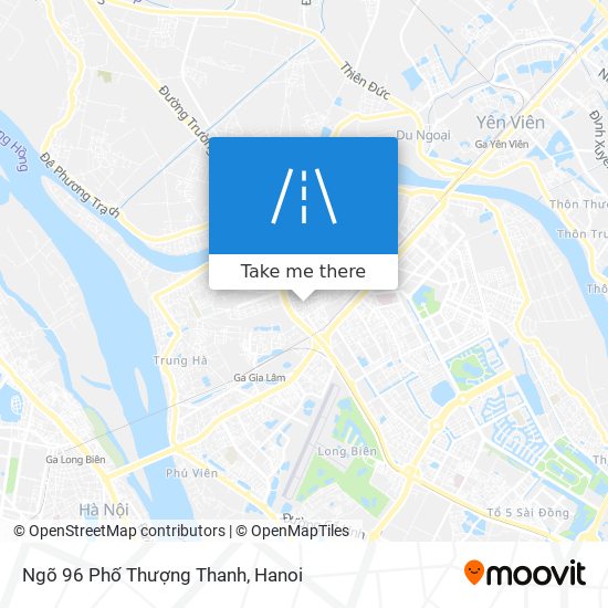 Ngõ 96 Phố Thượng Thanh map