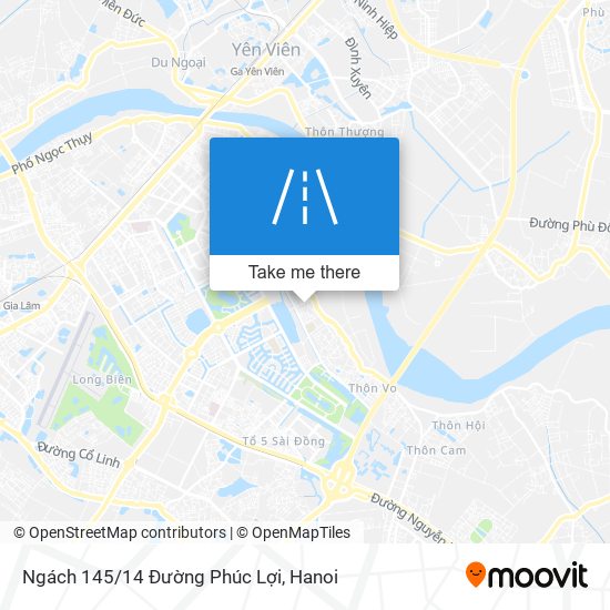 Ngách 145/14 Đường Phúc Lợi map