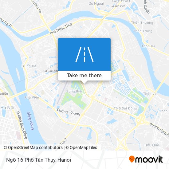 Ngõ 16 Phố Tân Thụy map