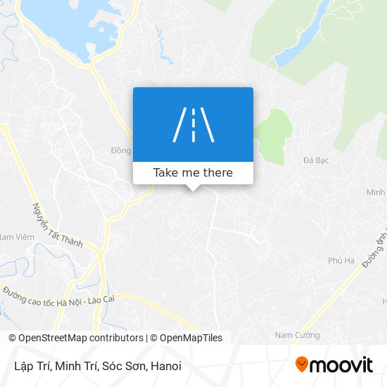 Lập Trí, Minh Trí, Sóc Sơn map