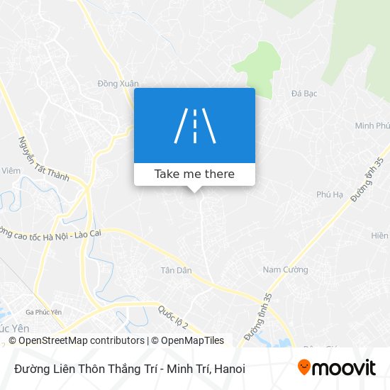 Đường Liên Thôn Thắng Trí - Minh Trí map