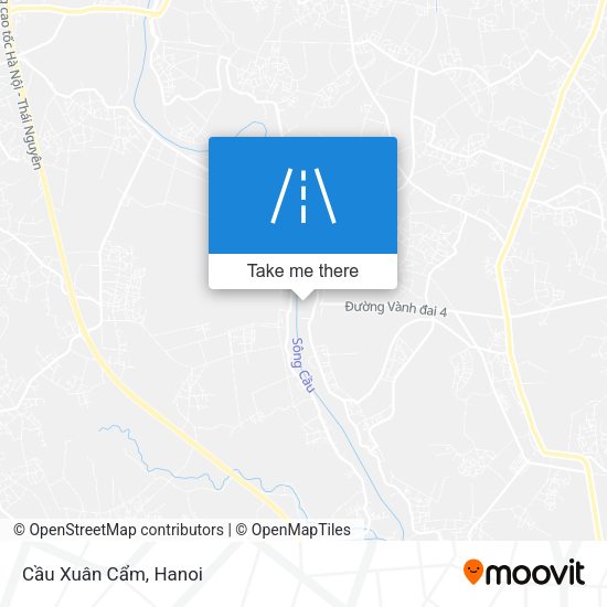 Cầu Xuân Cẩm map