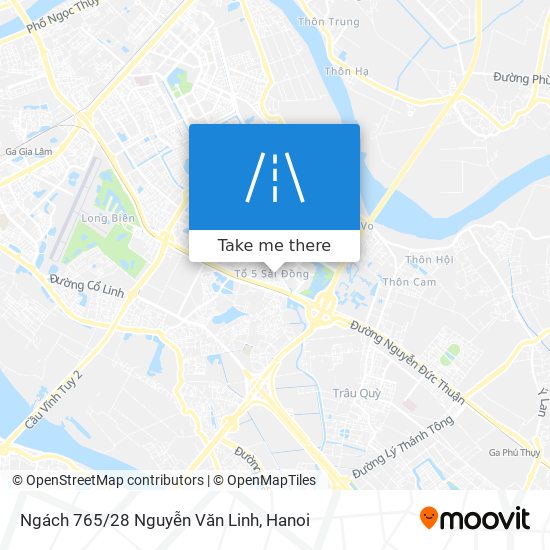 Ngách 765/28 Nguyễn Văn Linh map