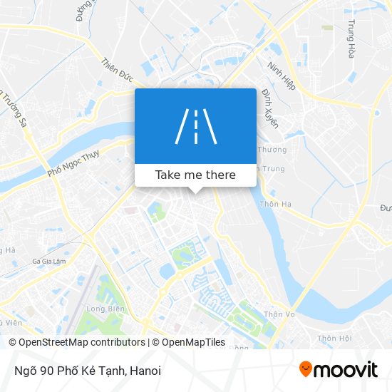 Ngõ 90 Phố Kẻ Tạnh map