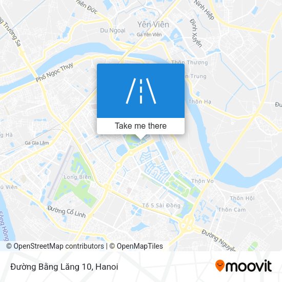 Đường Bằng Lăng 10 map