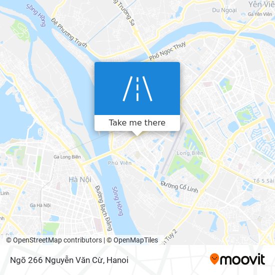 Ngõ 266 Nguyễn Văn Cừ map