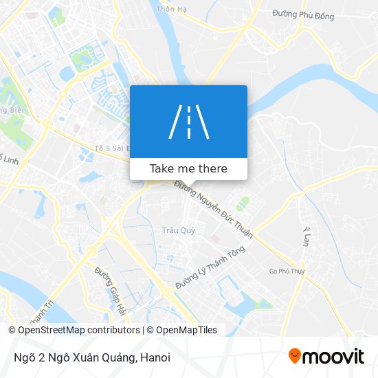 Ngõ 2 Ngô Xuân Quảng map