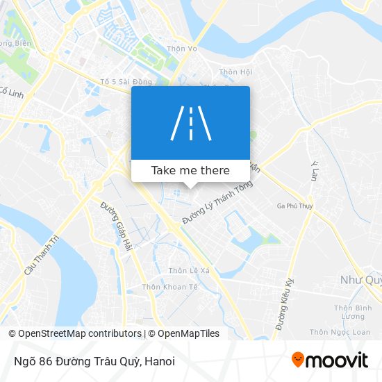 Ngõ 86 Đường Trâu Quỳ map