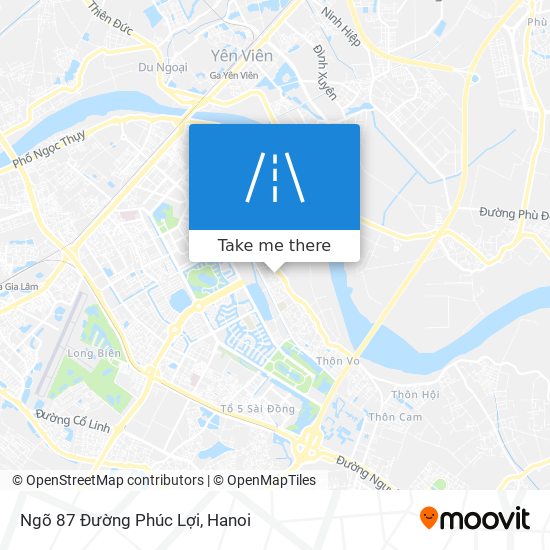 Ngõ 87 Đường Phúc Lợi map