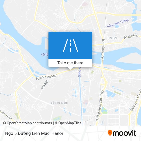 Ngõ 5 Đường Liên Mạc map