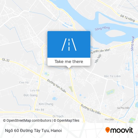 Ngõ 60 Đường Tây Tựu map