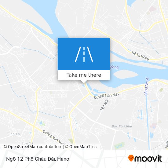 Ngõ 12 Phố Châu Đài map