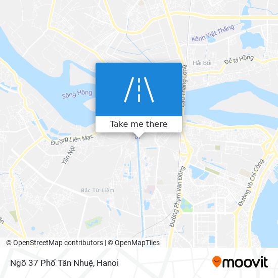 Ngõ 37 Phố Tân Nhuệ map