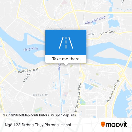 Ngõ 123 Đường Thụy Phương map