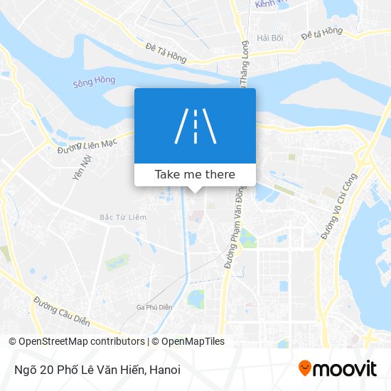 Ngõ 20 Phố Lê Văn Hiến map