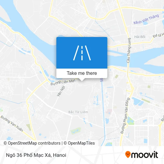 Ngõ 36 Phố Mạc Xá map