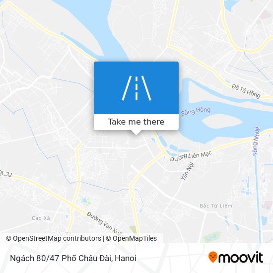 Ngách 80/47 Phố Châu Đài map