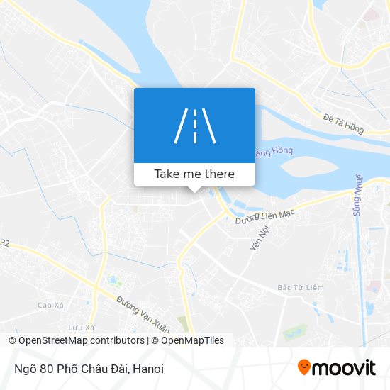 Ngõ 80 Phố Châu Đài map