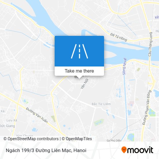 Ngách 199/3 Đường Liên Mạc map