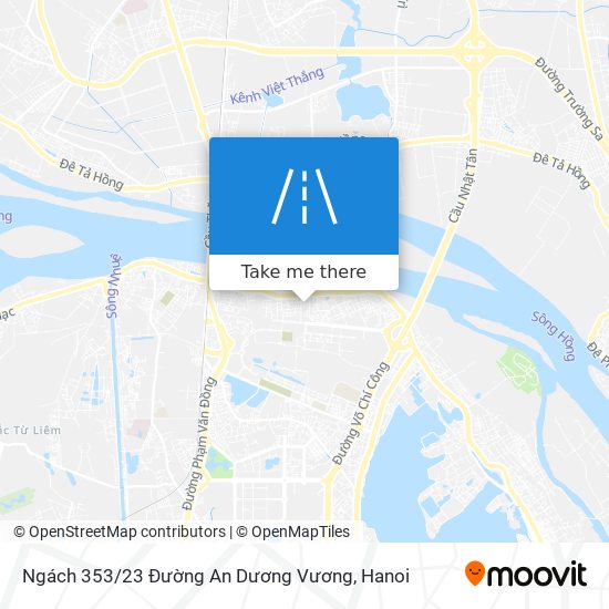 Ngách 353 / 23 Đường An Dương Vương map