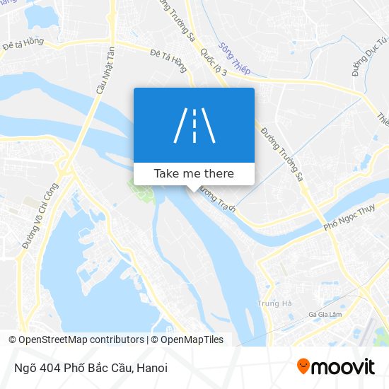 Ngõ 404 Phố Bắc Cầu map