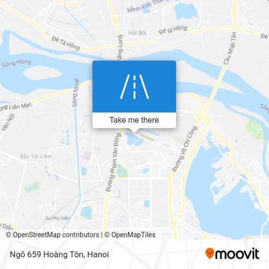 Ngõ 659 Hoàng Tôn map