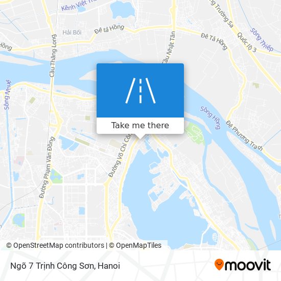 Ngõ 7 Trịnh Công Sơn map