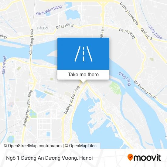 Ngõ 1 Đường An Dương Vương map